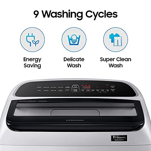 9 Washing Cycles: Energy Saving, Delicate Wash, Super Clean Wash