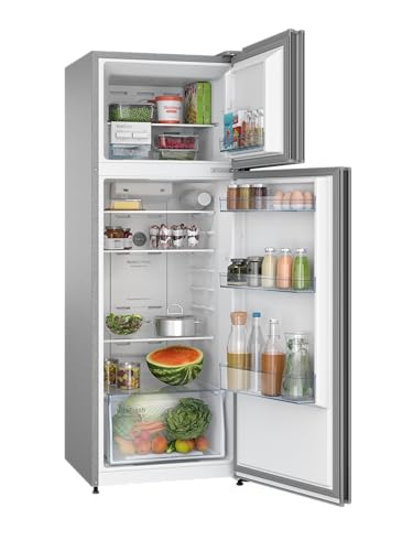 Image of Bosch 269L, 3-Star, Inverter Frost free Double Door Refrigerator (2025 Model, CTC29K03NI, 6-in-1 Convertible, 18 Hours Cooling Retention, Digital Display, Super Freeze, 80min Convert, Shiny Silver)