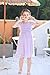 6-7 Year Old Girls Lavender Flower Dress Flutter Sleeve Cute Ruffle Dresses for Little Kids Stretchy Solid Color Princess Sundress Size 6 7 Wedding Flower Girl Skirts