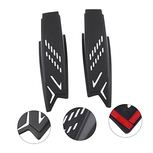 Bocinas para casco de motocicleta negro accesorios decorativos de silicona 6