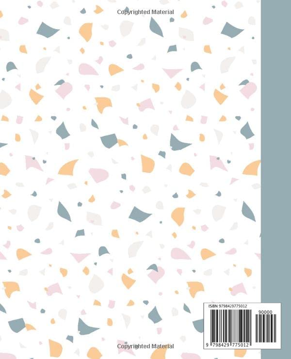 Composition notebook au design terrazzo blanc et finitions élégantes - 3