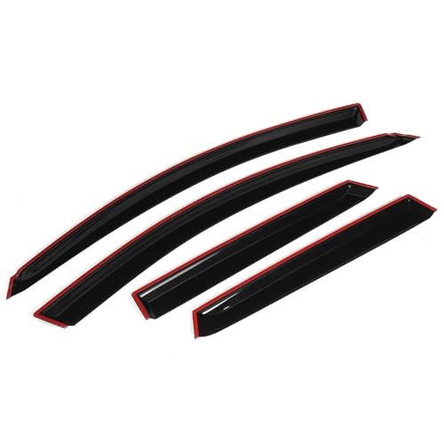 Déflecteurs de pour vent Mazda 3 BL Hatch 2009-2013 | Auvents teintés fenêtres de voiture - 2