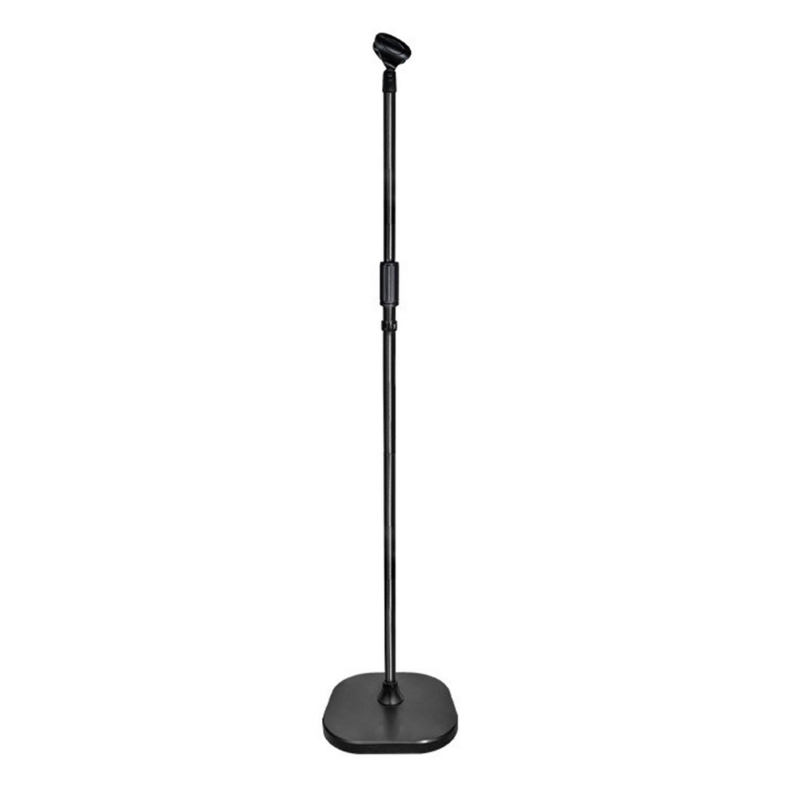 Microfono Asta Piedistallo Supporto Braccio Estensibile Base Pesante in Metallo con Tubo Telescopico E Clip Universale, Asta Singola Per Microfono