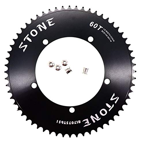 Stone Track Bike Chainring Fixie 144 BCD 1/8" Fixed Gear 49T 50 51