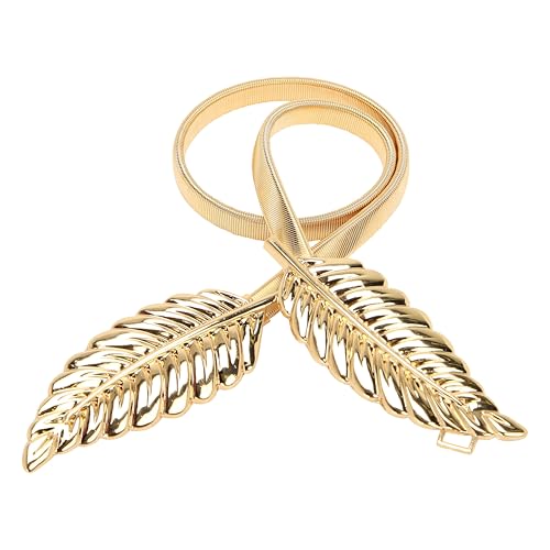 BlackButterfly Metallic Elastic Stretchy Chain Belt3