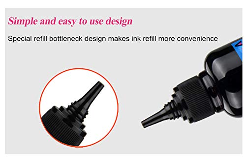 Aomya UDI-100ML-3BK Universal Dye Ink Refill Kit For Hp Canon Epn Brother Lexmark Refill Kit Compatible Cartridges Refillable Cartridge Ciss Cis System 4 Color Set  thumb #2