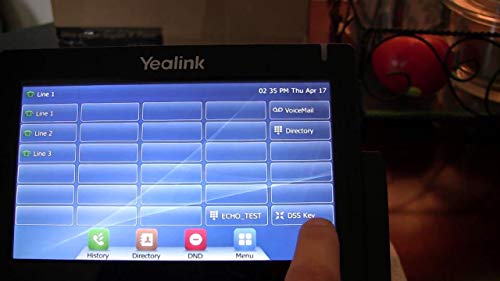 Teléfono Yealink T48G SIP POE con fuente y paño miniatura 6