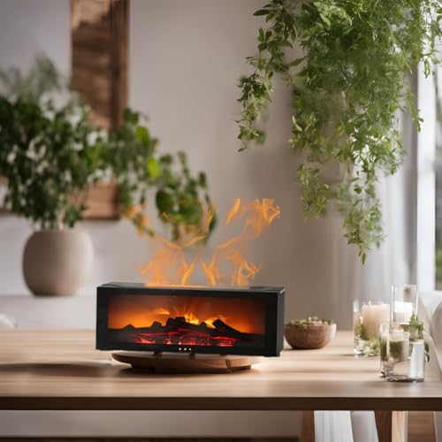 Difusor aromático eléctrico Fireplace Humidifier Diffuser miniatura 6