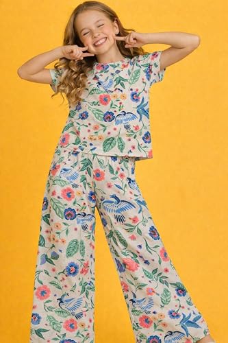 Image of TotzTouch Night Dress Kids Girls - Soft, Comfy & Adorably Stylish Printed Pyjama Set Age 6 Months to 15 Years
