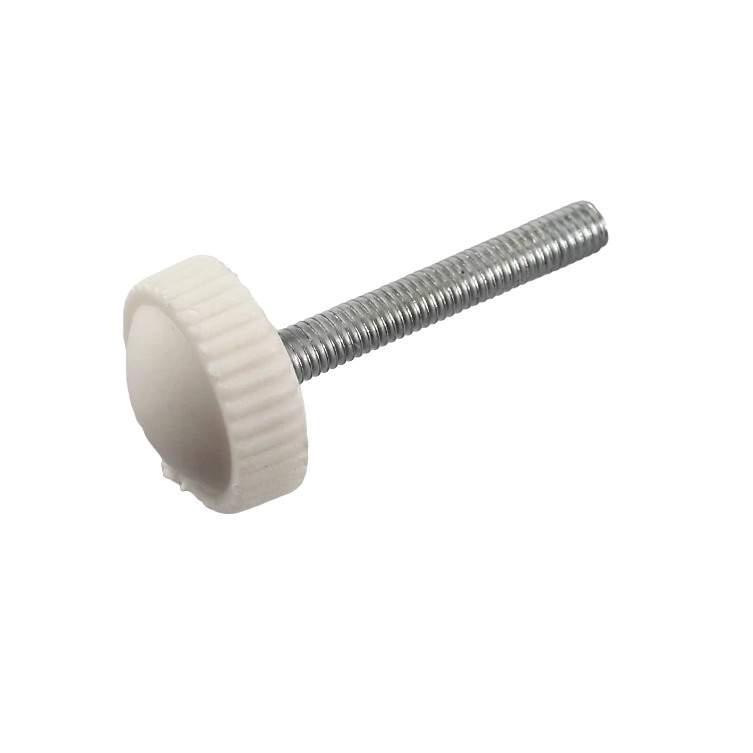 30Pcs M3x16 Hand Tightening Thumb Screws Male Thread Hand Clamping Knobs Screw with White Plastic Handle - Image 3