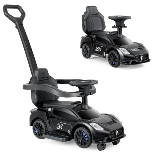 INFANS 3 in 1 Push Car for Toddlers, Licensed Maserati