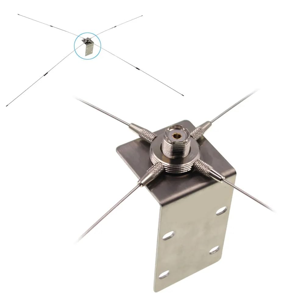 UHFJ Renforce Antenne Bracket 10-1300MHz SO239-SO239 Ground Redical RE05 pour la Radio Mobile de Voiture