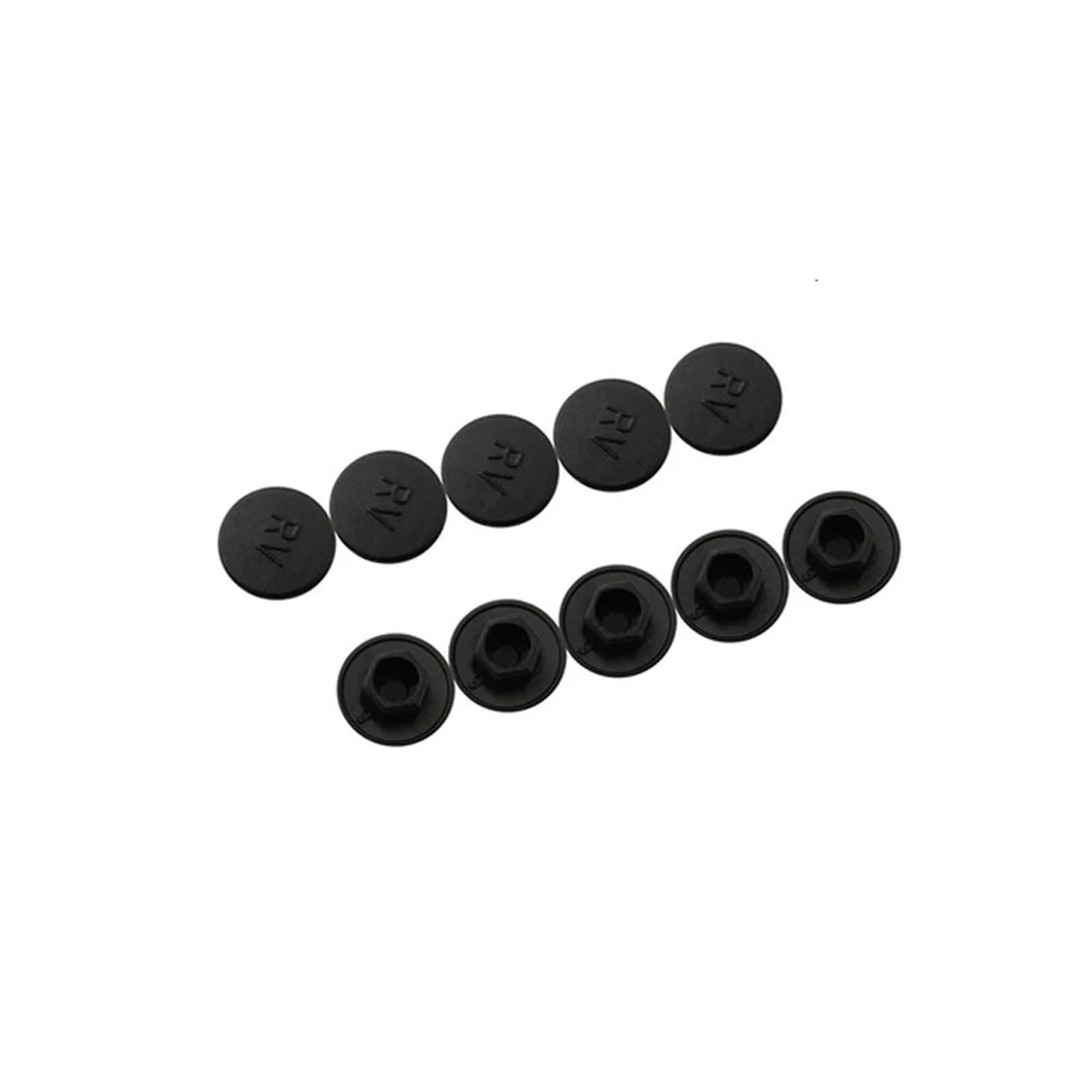 300pcs Dust-Proof Mountain Bike M5 Screws Head Heighten Device Set Stem Hexagon Cover Cap
