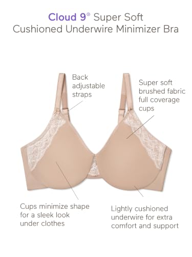 Image of Olga Women's Plus-size Cloud 9 Minimizer Bra