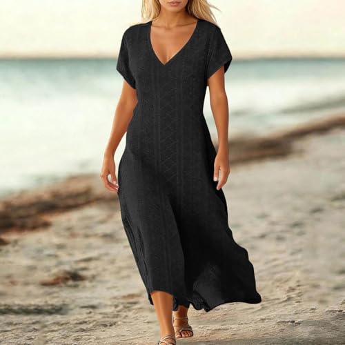 Robe fluide élégante en maille douce supérieure coupe polyvalente chic