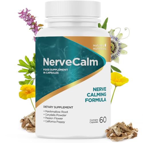 NerveCalm Passion Flower & Prickly Pear Caps 30 Ct 1 Month Supply