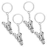 CALLARON 4 Piezas de Patín de Ruedas Charm para Mochila y Decoración de Bolsa Accesorio Práctico para del Patinaje