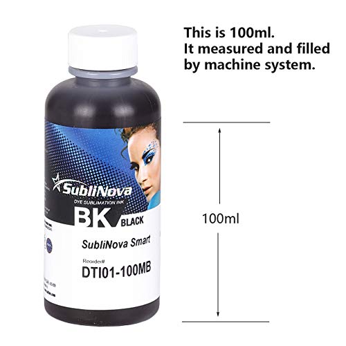 4 x 100 ml de tinta preta de sublimação, refil profissional de alta densidade, feito na Coreia (para