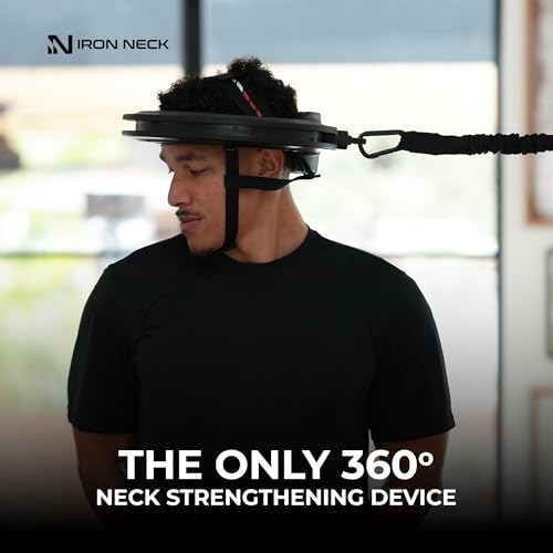 Image of Iron Neck 3.0 Pro, Strength Kit Bundle, Advanced 360 Neck Trainer and Resistance Bands for Progressive Strength Training, Pain Relief, and Injury Prevention