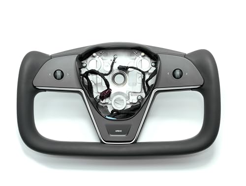DreamEV Gen.2 YOKEステアリング ヨークハンドル モデル3 モデルY テスラ車専用 (旧型モデル3用2019～2021.3) [並行輸入品]