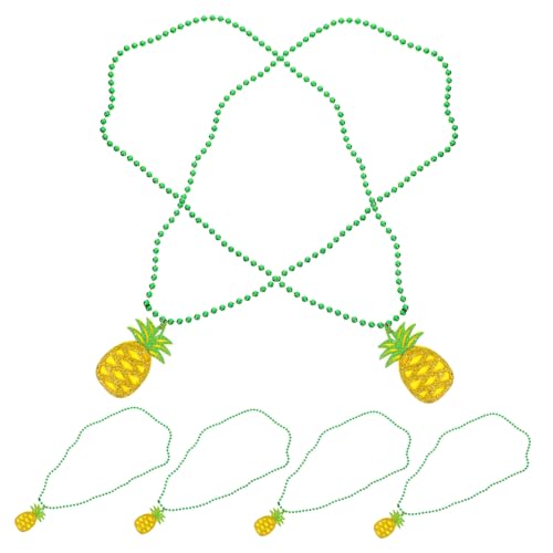 Alipis Tropical Pineapple Necklaces Hawaiian Party Supplies Decorations for Birthday Baby Shower School Carnival Prizes
