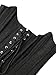 Remidoo Corset Tops for Women Strapless Lace Up Overbust Corset Bustier Sexy Night Out Crop Tank Top Black X-Large