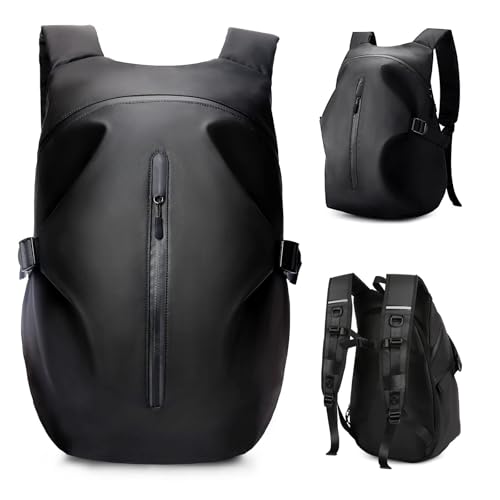 HYC00 Mochilas de Motocicleta para Hombres, Mochila Impermeable para Casco, Accesorios de...
