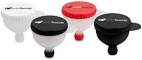 Nutribomb Large Fill N Go Funnel - Protein Funnel - Water Bottle Funnel (4)