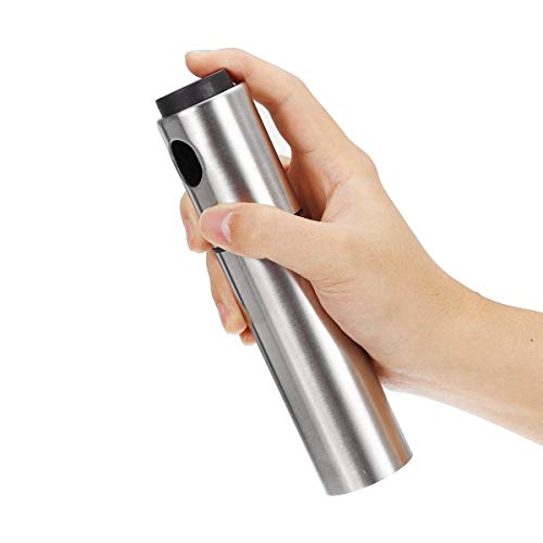 Dispensador de botella de espray de almacenamiento de aceite de oliva de acero inoxidable, latas de espray de barbacoa de cocina, herramientas de barbacoa