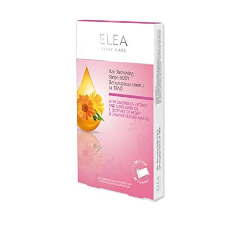 Hair Removing Strips for Body with Calendula Extract and Sunflower Oil Elea - 20 pcs + Calming Balm 15 g. / 0.5 oz.