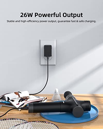 24V Charger Fit For Hypervolt Massage Gun Compatible With Hyperice Hypervolt Charger Replacement For 53000-001-00 Hpi5300000100 Power Supply #TOP6