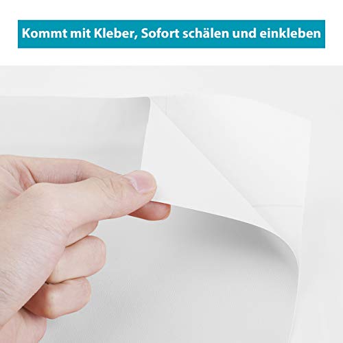 Haberi Zelfklevende meubelfolie voor meubels, keuken, kastdecoratie, waterdichte designfolie, zelfklevende muursticker… - Afbeelding 3