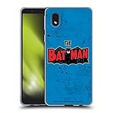 Head Case Designs Officially Licensed Batman DC Comics Distressed Look Logo Vintage Fashion Soft Gel Case Compatible with Samsung Galaxy A01 Core (2020)
