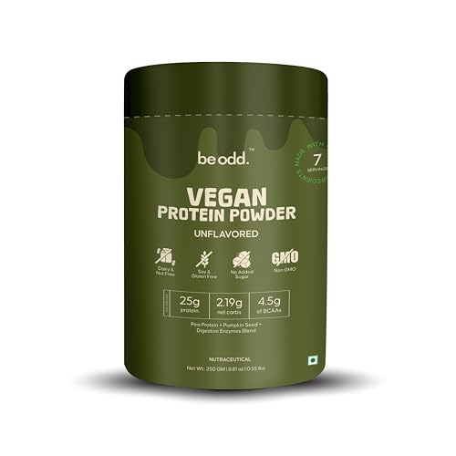 Image of Vegan Protein Powder | Quality Pea Protein Isolate | Sugar-Free, Easy to Digest |100% Natural Plant Protein | For Men & Women | 25gm per serving