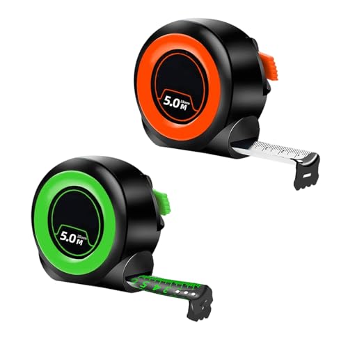 Cinta métrica fluorescente 5M resistente ABS miniatura 5