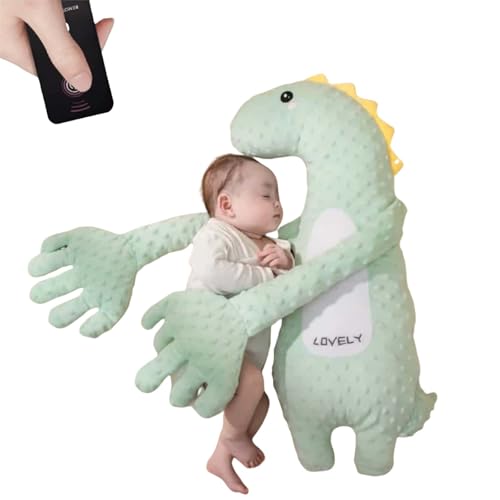 Image of BOOMY LINS 2025 Latest Model Baby Patter for Sleep, Cute Animal Styles Baby Sleep Automatic Beater, Slapping Toddler Pillows Newborn Calming Pillow (#Dinosaurs)