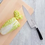 Sabatier, Edonist Jais Nóż Szefa Kuchni W 100% Kuty, Wyprodukowany We Francji, 20 Cm, Ostrze I Nity Ze Stali Nierdzewnej, Idealny Do Precyzyjnego Siekania, Krojenia I Rozdrabniania