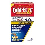 Cold-Eeze Soft-Center Liquid Honey Zinc Lozenges, Homeopathic Cold Remedy, Reduces Duration of The Common Cold, Sore Throat, Cough, Congestion and Post Nasal Drop, 25 Count