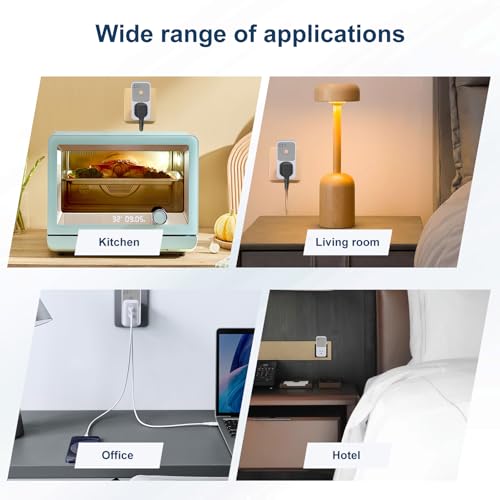 Rosvola ROSVOLARU70Q2E1G5 Voltage Protector, Voltage Regulator,Protector Outlet, Wall Mount Power Suppressor With Us Plug Ac 80V To 150V Voltage,For Tv Pc Refrigerator Home Appliance thumb #4