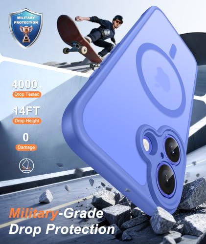 Image of FNTCASE for iPhone 16 Plus Case Ultramarine: Compatible with MagSafe