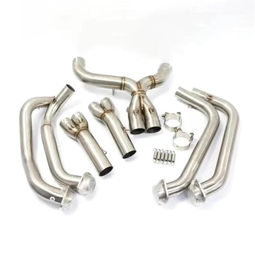 Tuyau d'échappement slip-on Z1000 acier inox | Tube liaison avant moto 2011