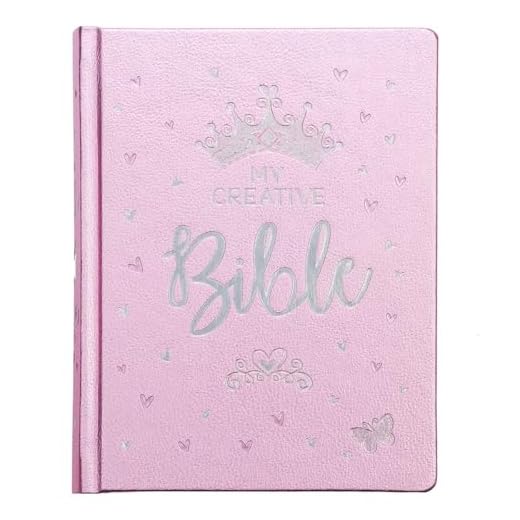 ESV Holy Bible, My Creative Bible For Girls, Pink Faux Leather Hardcover Bible w/Ribbon Marker, Illustrated Coloring, Journaling and Devotional Bible, English Standard Version