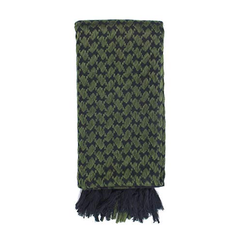 Image of Explore Land Cotton Shemagh Keffiyeh Tactical Desert Scarf Neck Head Wrap with Tassel for Men Women