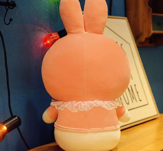 Image of Huggable Soft Toy Teddy Bear Adorable Plush Toys for Kids & Babies Cuddly Animal Stuffed Toy Safe & Huggable Gifts for Toddlers, Boys & Girls (Folwer Rabbit 35cm)