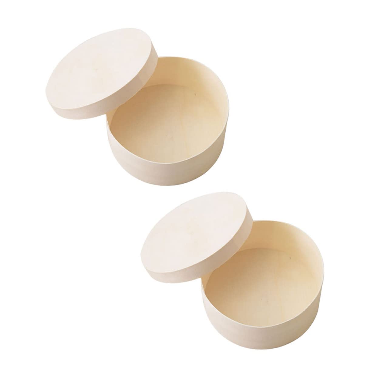 DECHOUS 6pezzi Scatola Legno Naturale Per Per Stoccaggio e Decorazione Per Festa e Attività Creative Per Ragazzo Ragazza e Adulti