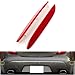 Three T Car Auto Side Marker Light Rear Bumper Trim Side Reflector Red For Jaguar XJ 2010-2017,Right Side + Left Side