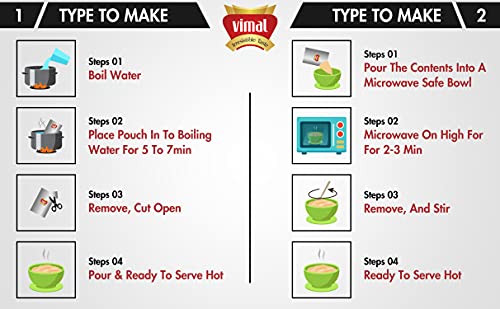 Image of VIMAL Ready to Eat Sarson Da Saag Instant Mix Vegetarian with No Added Preservative and Colours - 300g Pack of 3