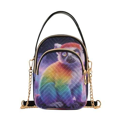 Sac à bandoulière matelassé noir pour femme en simili cuir chic