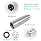 LuluDa XLR 3 Pin Stecker 4 Stück XLR Stecker zu Cinch Buchse Adapter Professioneller Audio Mikrofon Anschluss Adapter XLR auf RCA Konverter