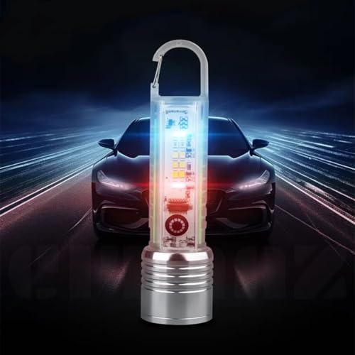 Image of Small Keychain Flashlight Mini Portable Rechargeable LED Flash Light 8 Modes USB-C Emergency Light,Flashing Warning Light, Portable Flashlight for Outdoor Hiking, Indoor Repair, Camping.